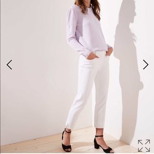 Loft Riviera Pant in Marisa Fit,  Size 10  - White